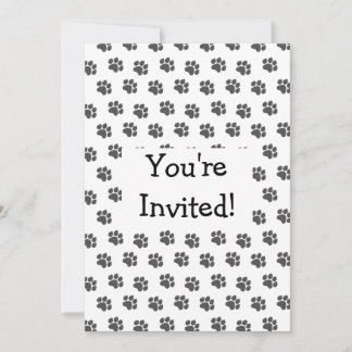 Invitación Impresiones de pinturas negras para cualquier ocas