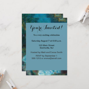 Invitación Impresionista de la época del piano
