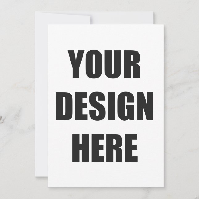 Invitación Impresora personalizada 5x7 Diseño impreso (Anverso)