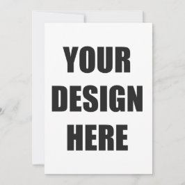 Invitación Impresora personalizada 5x7 Diseño impreso