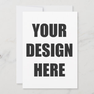 Invitación Impresora personalizada 5x7 Diseño impreso