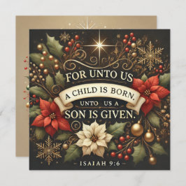 Invitación Imprimible Para Unto Us Un Niño Nace Un Libro De C