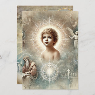 Invitación Imprimible profecía bíblica del libro de caricatur