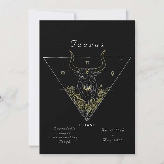 Invitación 'Impulsado por Taurus' (Anverso)