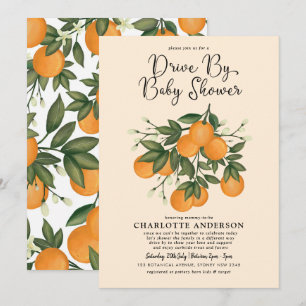 Invitación Impulso De Cítricos Botánicos Por Baby Shower