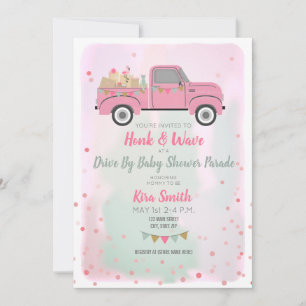 Invitación Impulso del Chica de distanciamiento social del de