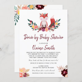 Invitación Impulso por Baby Shower neutral de género de Fox r