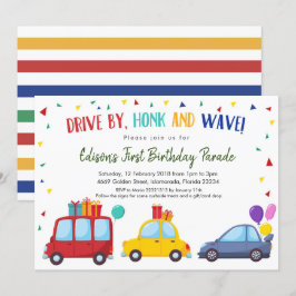 Invitación Impulso por el desfile de la fiesta de cumpleaños