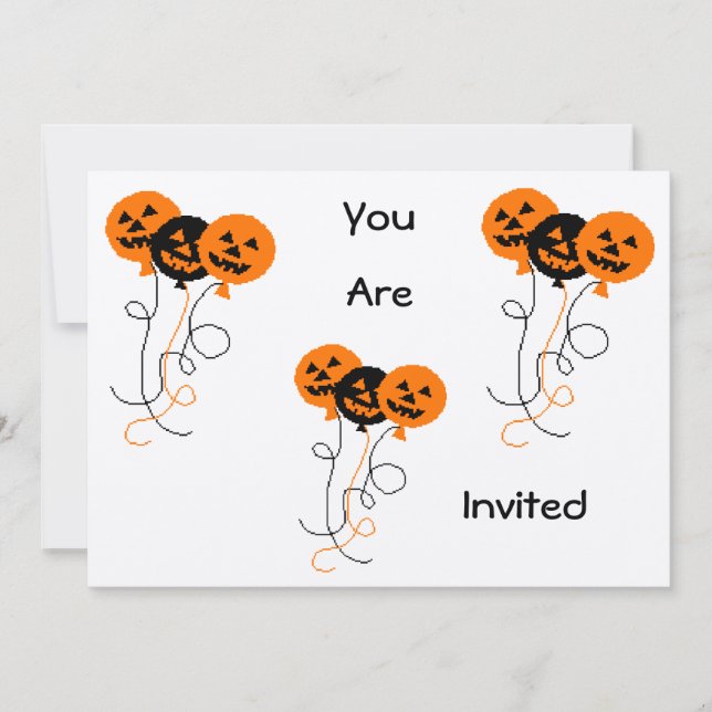 Invitación Impulsos Invatations de Halloween (Anverso)