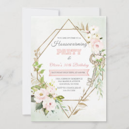 Invitación Inauguración de casa y cumpleaños personalizados