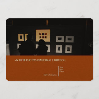 Invitación inaugural de la exposición