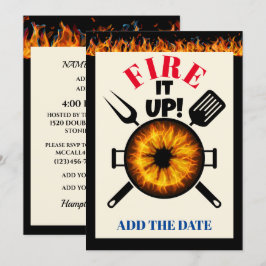 Invitación INCENDIAR EL Grill