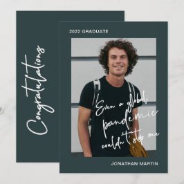 Invitación Incluso una pandemia de una foto en la fiesta de g