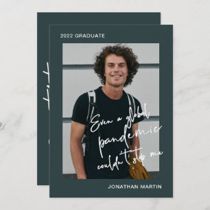 Invitación Incluso una pandemia de una foto en la fiesta de g