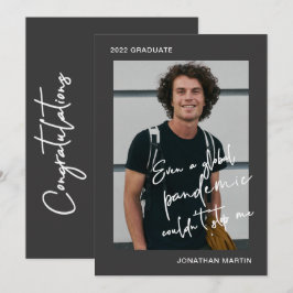 Invitación Incluso una pandemia de una foto en una fiesta de 