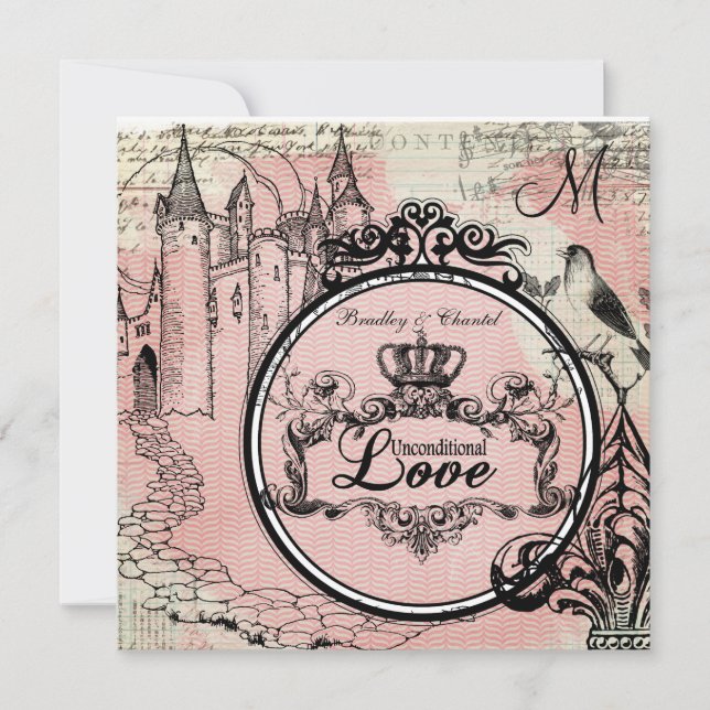 Invitación incondicional a la boda de amor de Herr (Anverso)
