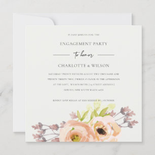 INVITACIÓN INCORPORACIÓN DE LA FLORAL DE LA PAZ ROSA DE RUBOR