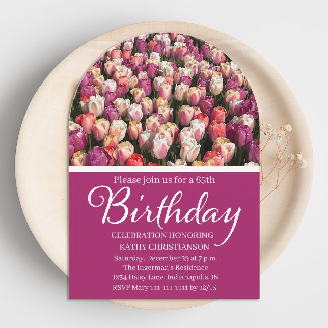 Invitación Increíble fiesta de cumpleaños número 65 en un cam (Subido por el creador)