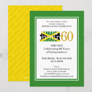 Invitación Independencia 60.º Aniversario de Jamaica