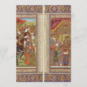 Invitación India Mughal Islam Islam Islam musulmán arte Boho