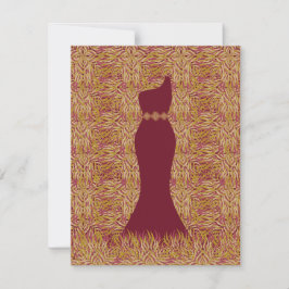 Invitación Indian elegant floral gold