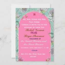Invitación Indian Wedding Invitations
