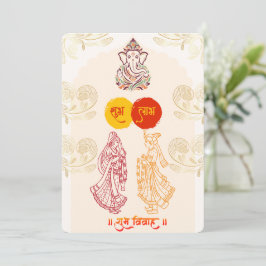 Invitación Indian Wedding Invitations for USA