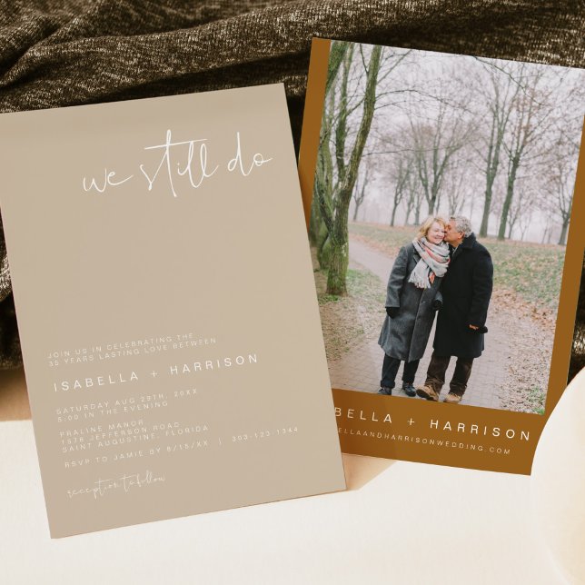 Invitación INDIE Boho Earth Toned Beige (Subido por el creador)