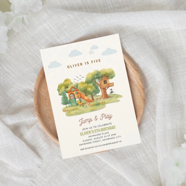 Invitación Indoor playground birthday party invitation (Subido por el creador)