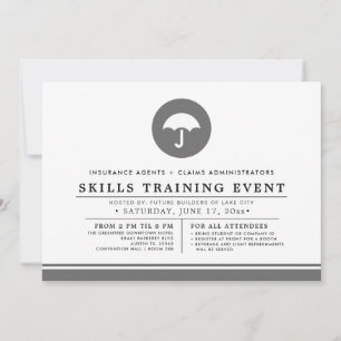 Invitación Industria de seguros   Evento de formación mínimo