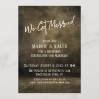 Industrial Nos Casamos Recepción de Boda Solamente