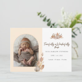Invitación infantil hecha con miedo y maravilla