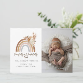 Invitación infantil hecha con miedo y maravilla