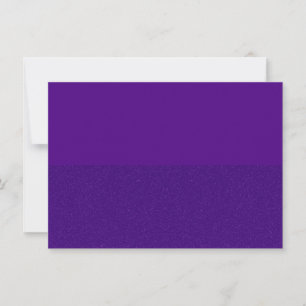 Invitación inferior de purpurina morada - Personal