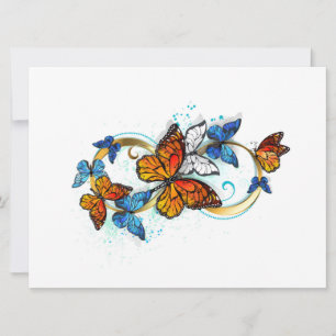 Invitación Infinidad de Mariposas Monarca