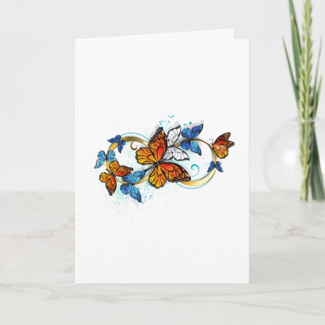 Invitación Infinidad de Mariposas Monarca (Anverso)