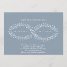 Infinito polvoriento azul botánico romántico