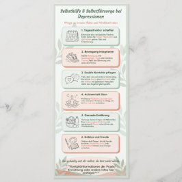 Invitación Infoblatt Depressionen für Klienten/Patienten