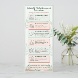 Invitación Infoblatt Depressionen für Klienten/Patienten