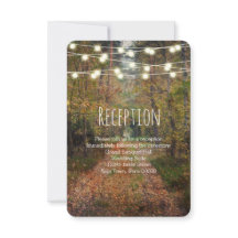 Información de la recepción de boda en el camino d