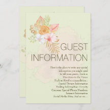 Información del Boda especial de Boho floral geomé