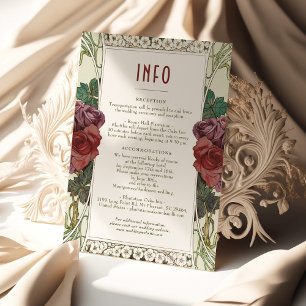 Invitación Información del recinto de la Rosa de Borgoña Arte