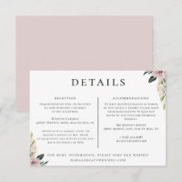 Información detallada del Boda Floral Dusty Mauve