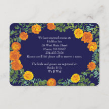 Información Rosa de naranja y Marina Blue Peony