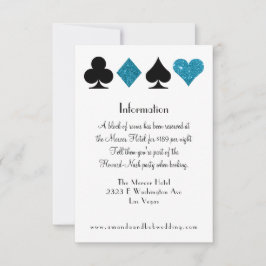 Invitación Información sobre el Purpurina azul Malibu Las Veg