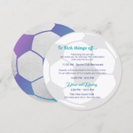 Invitación Información y detalles del Soccer Sport Bar Mitzva