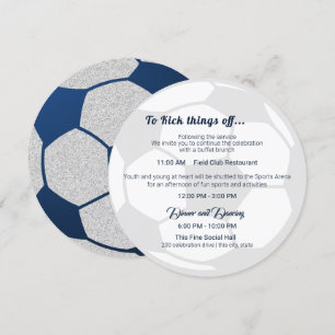 Invitación Información y detalles del Soccer Sport Bar Mitzva