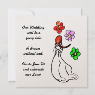 Invitación informal de boda Art Déco