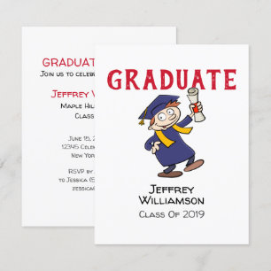 Invitación informal de Personalizado a la graduaci