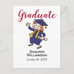 Invitación informal de Personalizado a la graduaci